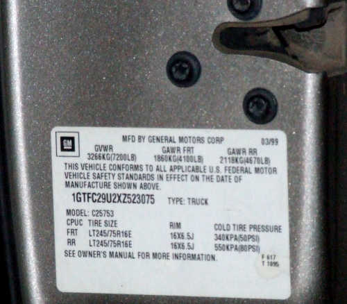 Tire Inflation